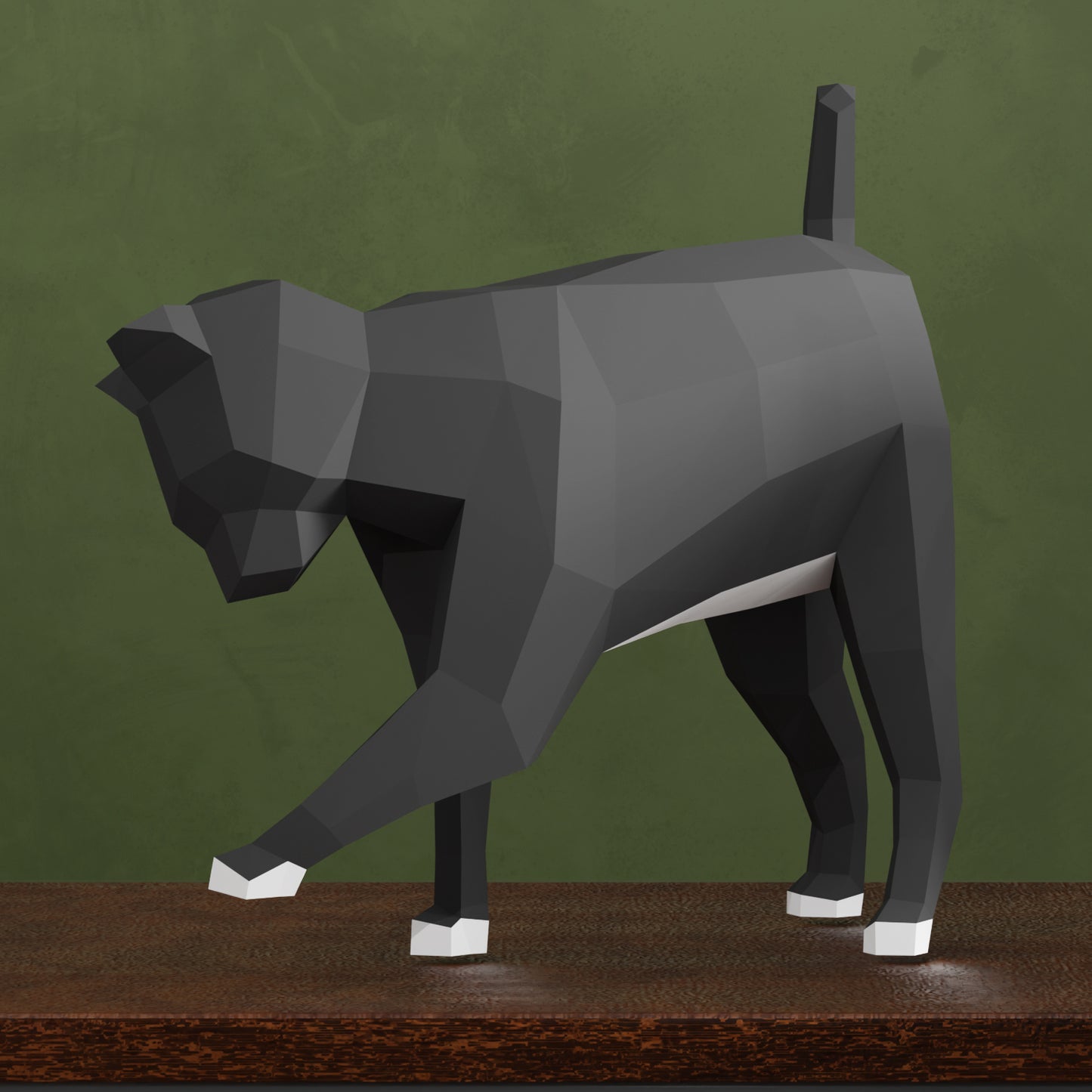 Kedi 3D Papercraft Maket